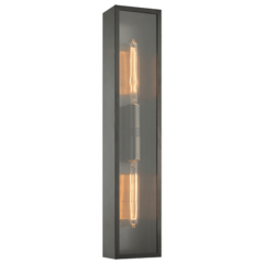 Matteo Marco 2-Light Wall Sconce In Gunmetal