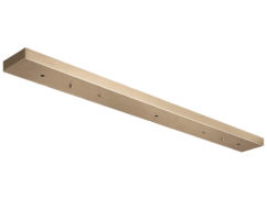 Matteo Multi Ceiling Canopy (Line Voltage) Lighting Accessory In Oxidized Rose