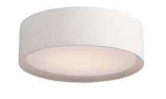 Maxim Prime 3-Light Ceiling Light in Oatmeal Linen - 10220OM