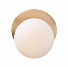 Maxim Vesper Wall Sconce in Satin Brass and Black