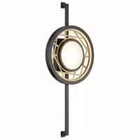 Metropolitan Tribeca By Robin Baron Wall Sconce in Smoked Iron And Soft Brass