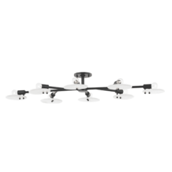Mitzi Giselle 8-Light Ceiling Light in Old Bronze