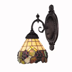 Mix-N-Match 1-Light Wall Sconce in Tiffany Bronze
