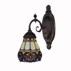 Mix-N-Match 1-Light Wall Sconce in Tiffany Bronze