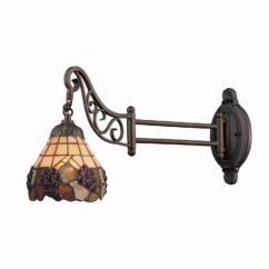 Mix-N-Match 1-Light Wall Sconce in Tiffany Bronze