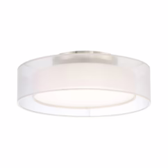 Modern Forms Metropolis 18" Ceiling Light in Brushed Nickel