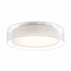 Modern Forms Metropolis 24" Ceiling Light in Brushed Nickel