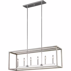 Moffet Street 6-Light 15 Pendant Light in Washed Pine