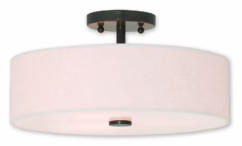 Monroe 3-Light Ceiling Mount in English Bronze