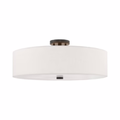 Monroe 5-Light Ceiling Mount in English Bronze
