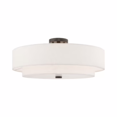 Monroe 5-Light Ceiling Mount in English Bronze
