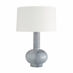 Nakoma 1-Light Table Lamp in Haze Blue Reactive Glaze