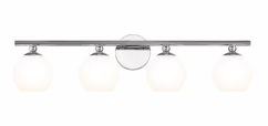 Neoma 4-Light Bathroom Vanity Light in Chrome