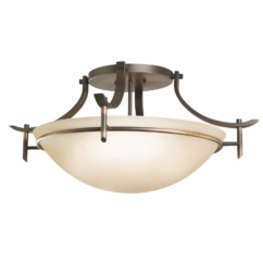Olympia 3-Light Semi-Flush Ceiling Light in Olde Bronze