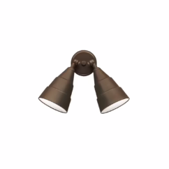 Outdoor 2-Light 11.25" Small Wall Light in Bronze