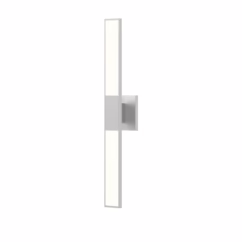 Planes™ 2-Light 24" Wall Sconce in Bright Satin Aluminum