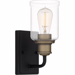 Quoizel Cox Wall Sconce in Matte Black