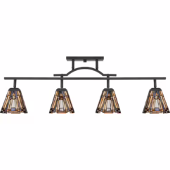 Quoizel Inglenook 4-Light 42" Track Lighting in Valiant Bronze