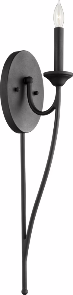 Quorum Brooks 26" Wall Sconce in Noir