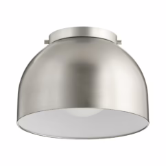 Quorum Dome 11" Ceiling Light in Satin Nickel