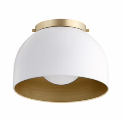 Quorum Dome Ceiling Light in Studio White