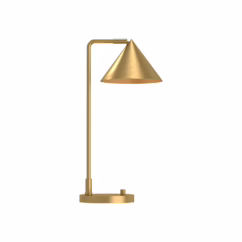 Remy 1-Light Table Lamp in Brushed Gold