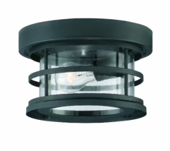 Savoy House Barrett 10" Outdoor Ceiling Light in Black - 5-369-10-BK