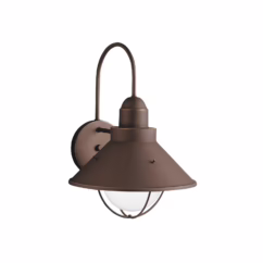 Seaside 1-Light 14.25" Outdoor XLarge Wall in Olde Bronze