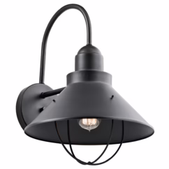 Seaside Extra-Large Outdoor Wall Light in Black