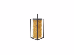 Soho 1-Light Wall Sconce in Dark Bronze With Natural Citrine Nuggets