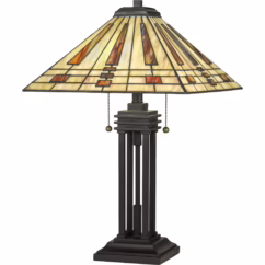 Stevie 2-Light Table Lamp in Western Bronze