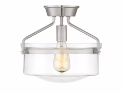 Trade Winds Gardner Ceiling Light in Brushed Nickel - TW020552BN