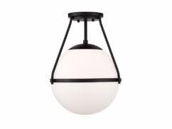 Trade Winds Hammond Ceiling Light in Matte Black - TW80059-MBK