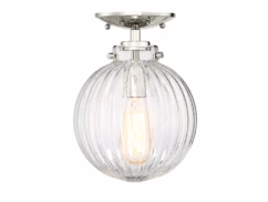 Trade Winds Lighting 1-Light Ceiling Light In Polished Nickel - TW80061-PN