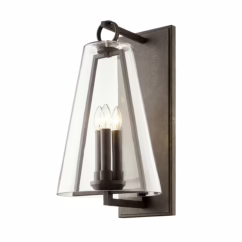 Troy Adamson 3-Light Wall Sconce in French Iron