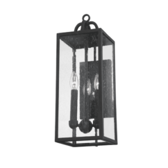 Troy Caiden 3-Light Wall Sconce in Forged Iron