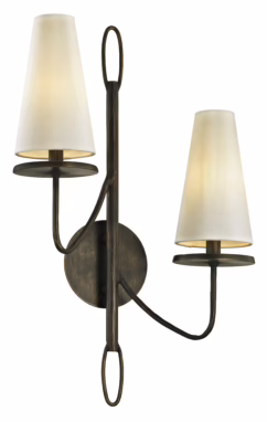 Troy Marcel 2-Light 24" Wall Sconce in Pompeii Bronze