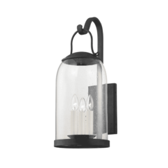 Troy Napa County 3-Light Wall Sconce in French Iron