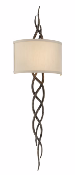 Troy Tattoo 2-Light 36" Wall Sconce in Cottage Bronze