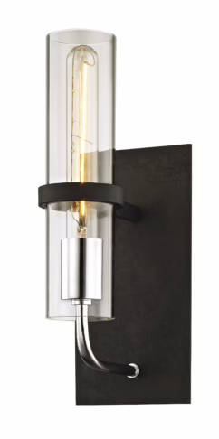 Troy Xavier 14" Wall Sconce in Vintage Iron