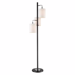 Uprising 3-Light Floor Lamp in Black