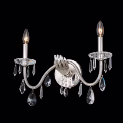 Venere 2-Light Wall Sconce in Pewter