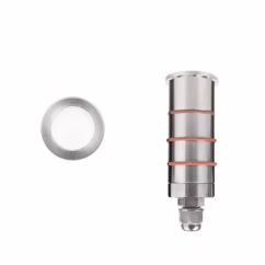 WAC 1" Inground LED 12V Slim Round Indicator Light in Stainless Steel - 1011-27SS