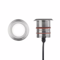 WAC 2in Inground LED 12V Round Indicator Light in Stainless Steel - 2021-27SS