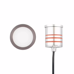 WAC 2in Inground LED 12V Slim Round Indicator Light in Bronzed Stainless Steel - 2011-27BS