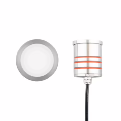 WAC 2in Inground LED 12V Slim Round Indicator Light in Stainless Steel - 2011-27SS