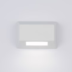 WAC Lighting 1-Light LED 12V Rectangle Deck and Patio Light in White - 3031-30WT