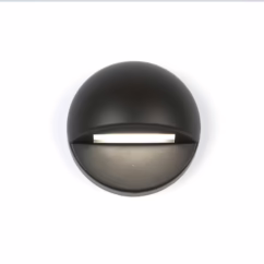 WAC Lighting 1-Light LED 12V Round Deck and Patio Light in Bronze - 3011-27BZ