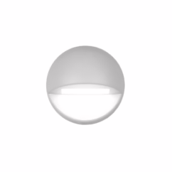 WAC Lighting 1-Light LED 12V Round Deck and Patio Light in White - 3011-27WT