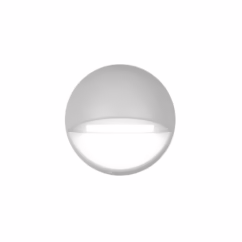 WAC Lighting 1-Light LED 12V Round Deck and Patio Light in White - 3011-30WT